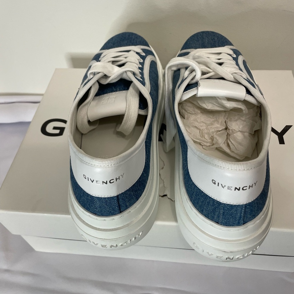 Givenchy Denim and White Casual Sneakers